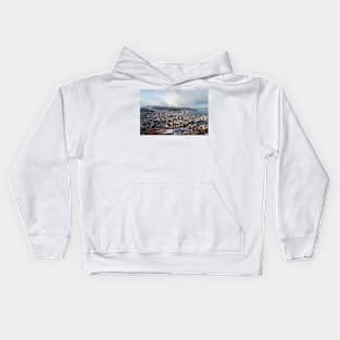 Storm approaching Bergen Kids Hoodie